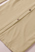 Solid Color Open-Front Buttons Cardigan